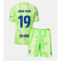 Maglia Calcio Barcelona Lamine Yamal #19 Terza Divisa Bambino 2024-25 Manica Corta (+ pantaloncini)